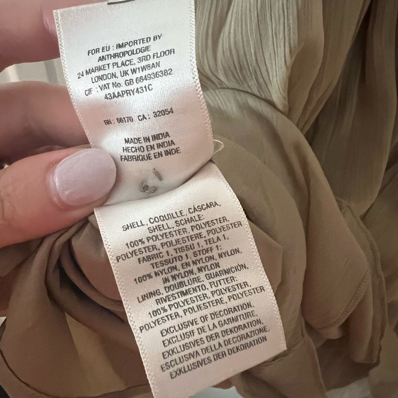 Anthropologie Moulinette Soeurs Mini Dress with Beaded Neckline - Picture 7 of 12